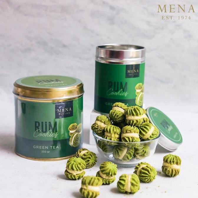

RUM COOKIES - GREEN TEA (Large) by Mena Cookies