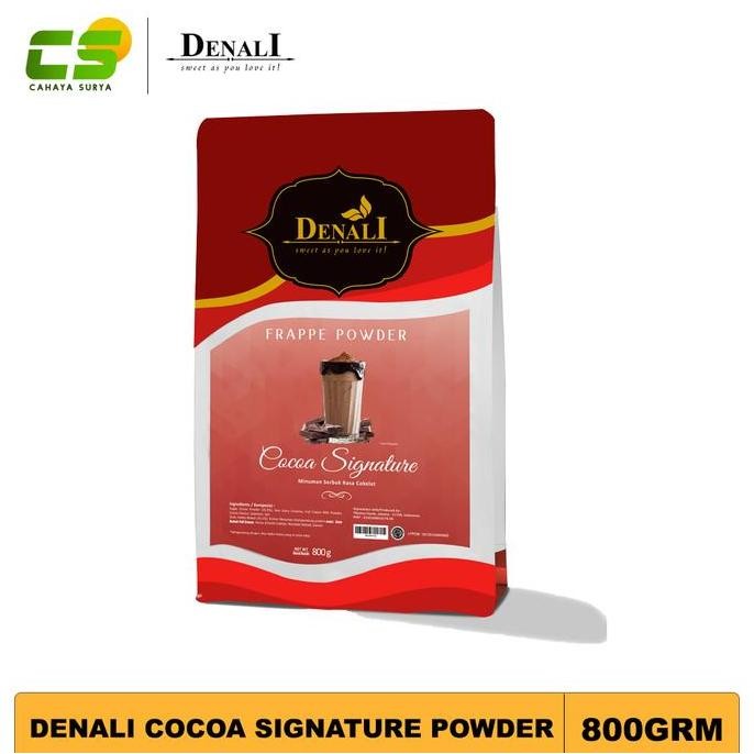 

Baru Denali Cocoa Signature Powder 800Gr - Bubuk Minuman Coklat Premium