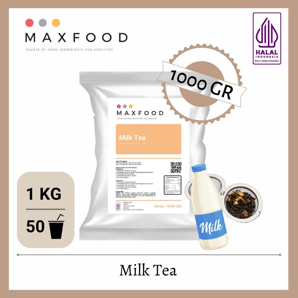 

SALE! MAXFOOD BUBUK MILK TEA 1KG - SERBUK MINUMAN TEH SUSU INSTAN PREMIUM