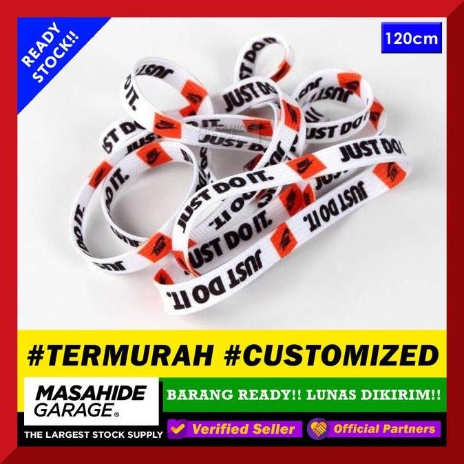 JUST DO LS NKE LIMITED EDITION - SHOELS TALI SEPATU - WHITE