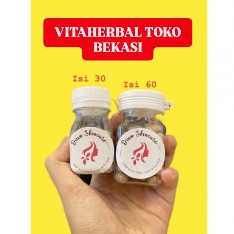 Siap Kirim VitaHerbal by ICA - Suplemen Penggemuk Badan Viral TikTok 15 / 30 / 60 Kapsul