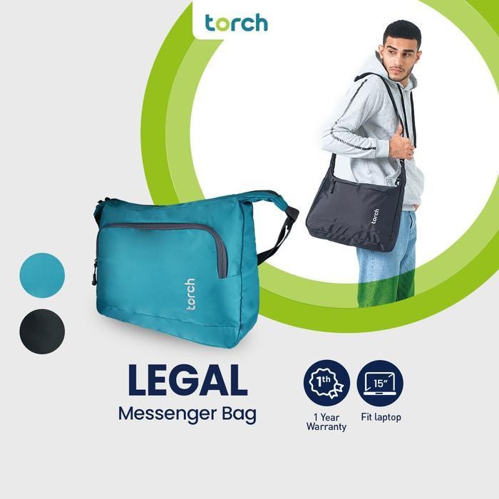 Torch Legal Tas Selempang - Messenger Bag Laptop Kantor Kerja Kuliah Pria Wanita