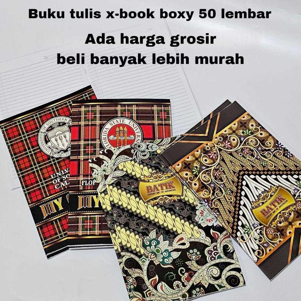 

Siap Kirim Buku Tulis BigBoss X-Book 50 Lembar - 1 Pack Isi 10 Buku Panjang Sekolah