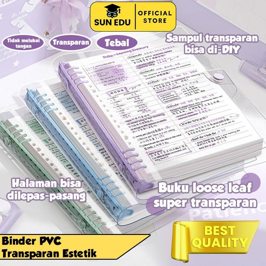 

Siap Kirim Buku Tulis B5 Loose Leaf Ring Aesthetic Lucu untuk Sekolah / Binder Motif Cute Kekinian