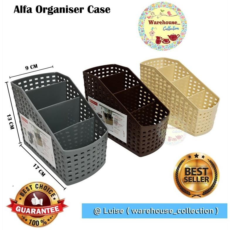 

Terlaris Alfa Organizer Maspion / Rak Mini 4 Sekat -Tempat Alat Tulis