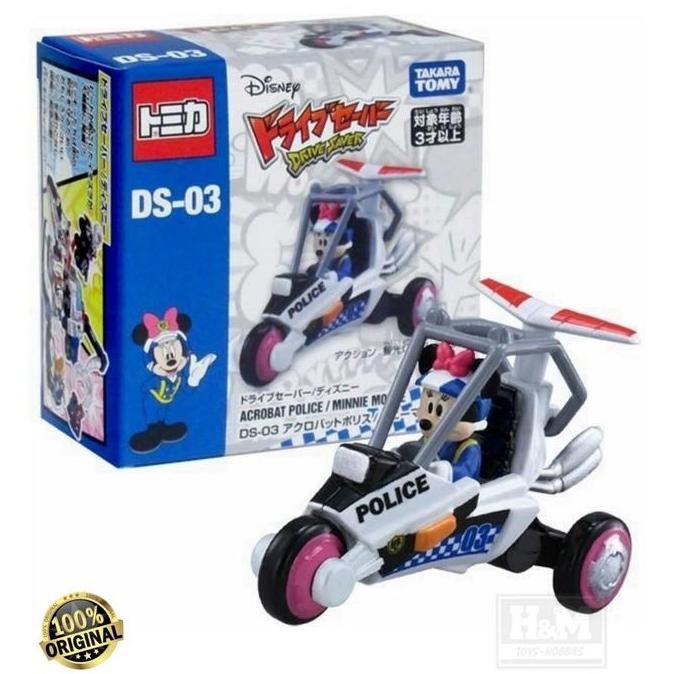 Tomica Disney Drive Saver DS-03 Acrobat Police Minnie Mouse