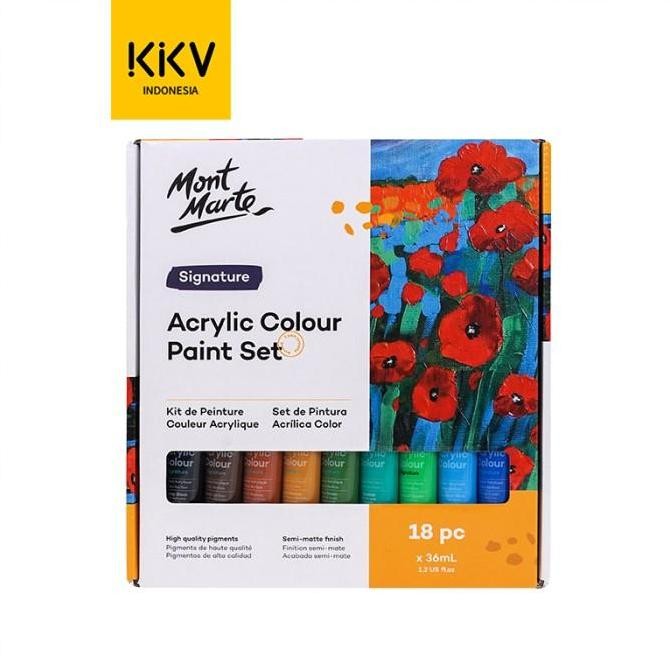 

Promo! Mont Marte Acrylic Set Cat Akrilik 18 Warna 36Ml