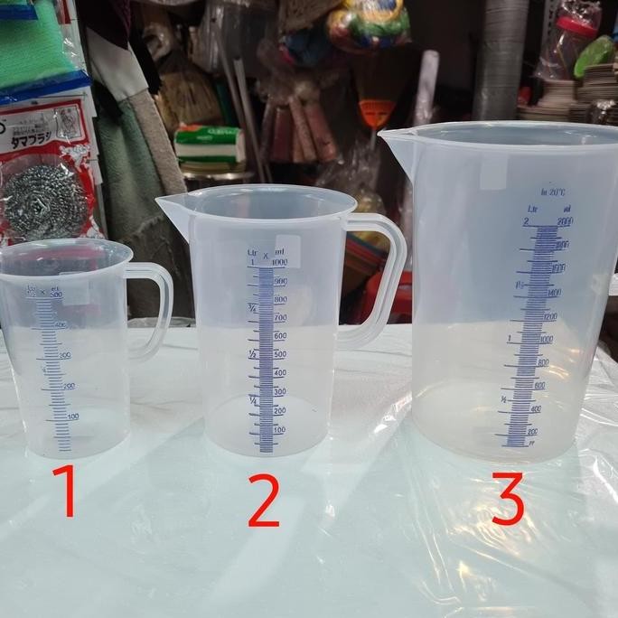 Literan Gelas Takar Air 2000 Ml