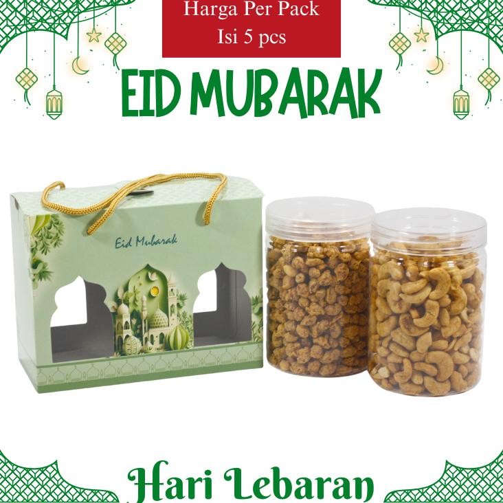 

Flash Sale - box hampers idul fitri Kotak Toples Jar isi 2 Toples tabung (5 Pcs), Kantong Paperbag hampers Idul Fitri rahmadan lebaran ~