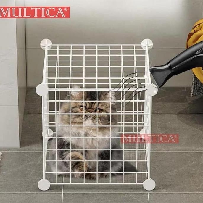 Multica Meniup Kering Mandi Kucing Kelinci Anjing Kandang Besi