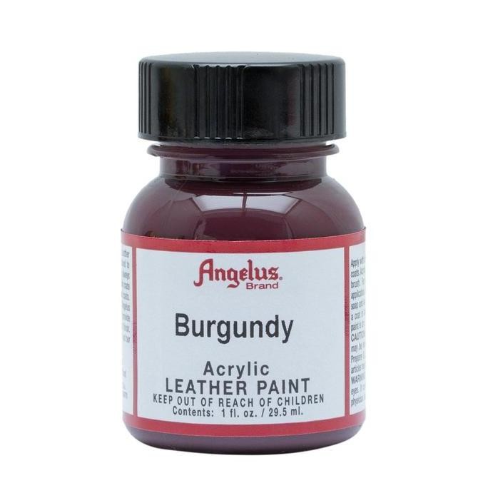 

Angelus Burgundy Leather Paint Cat Bahan Kulit 1 Oz 29Ml Usa