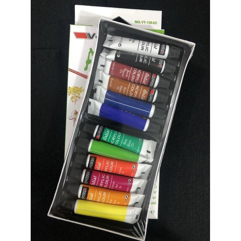 

Cat Akrilik 12 Warna Vtro