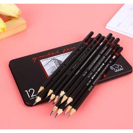 

Pensil Gambar Sketsa Profesional Set Isi 12 Pcs 2H-8B - Graded Pencils