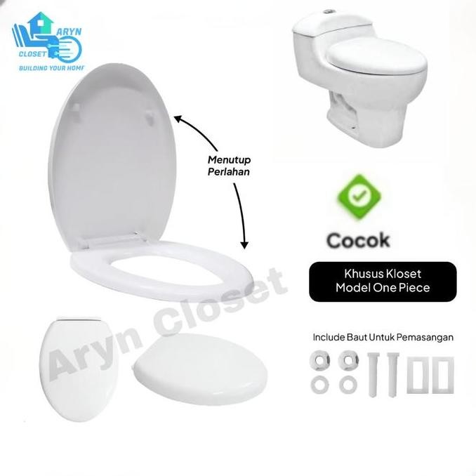 Tutup Closet Duduk / Cover Closet / Untuk Toto Model Kodok