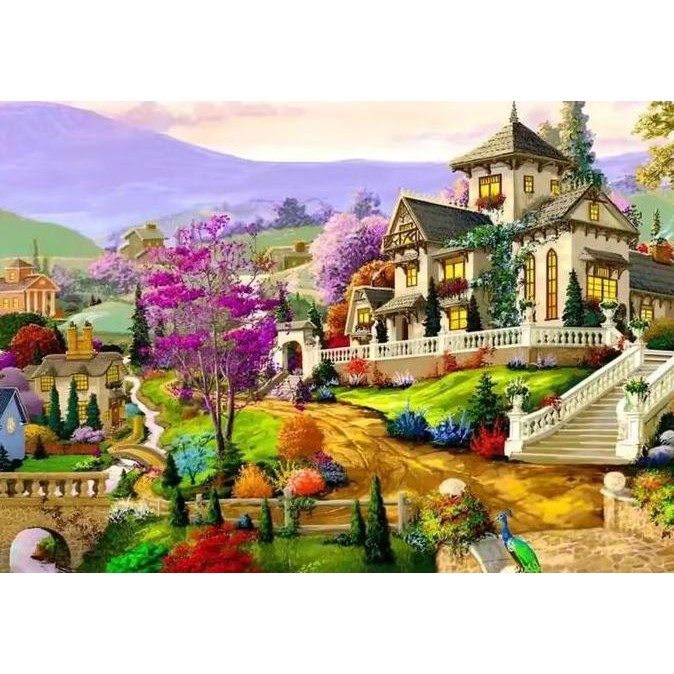 

Home Decor Canvas Paint By Number Kit Digital Oil Pa