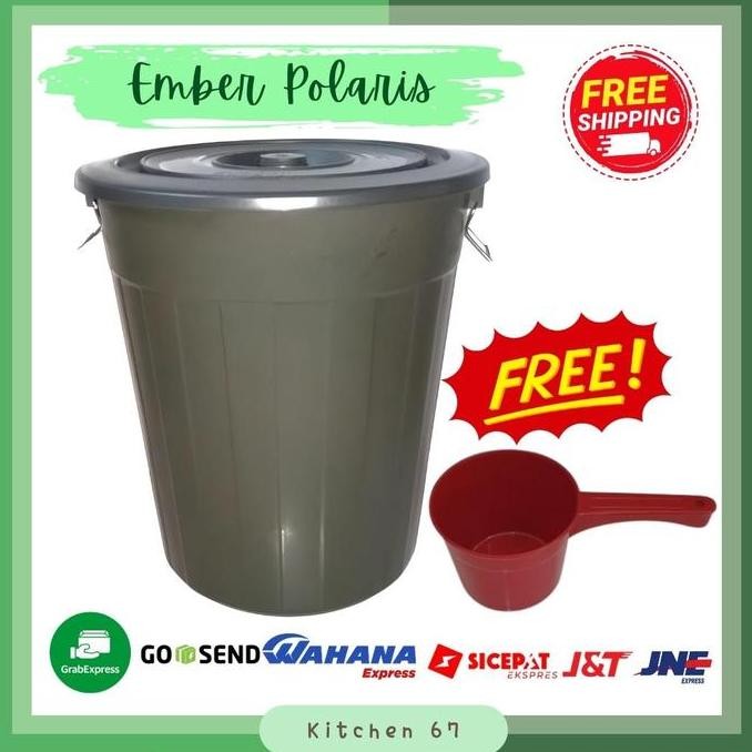 New Ember Tutup Besar 60 Liter , 80 Liter - Ember Jumbo Free Gayung