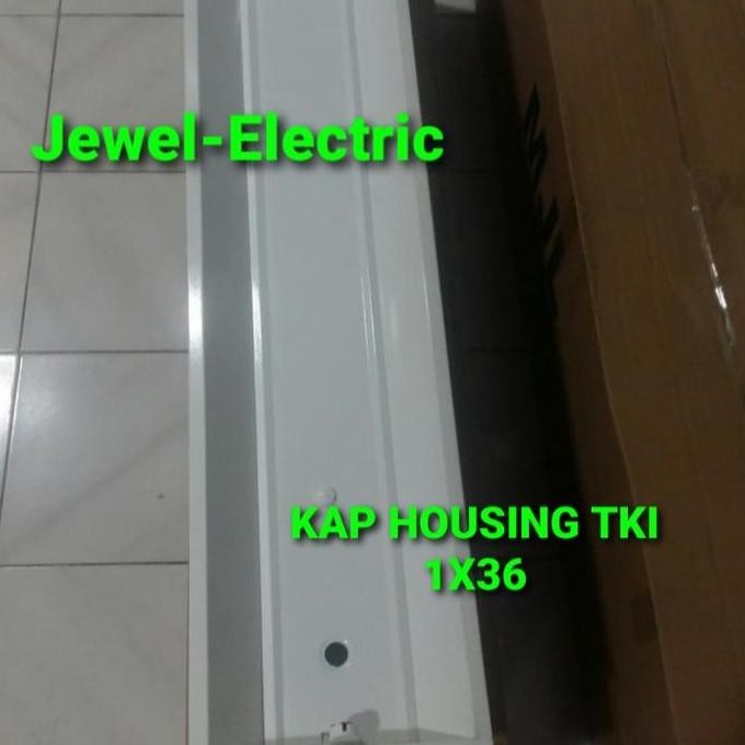 Lm Kap Lampu T8 Tki 1X36/1X16W Housing Tl Neon Led T8 Isi 2Lampu Tki 1X36