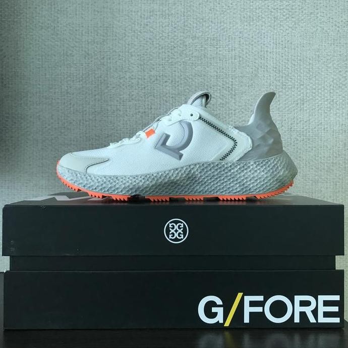 G/Fore Mg4X2 Shoes (White/Orange)
