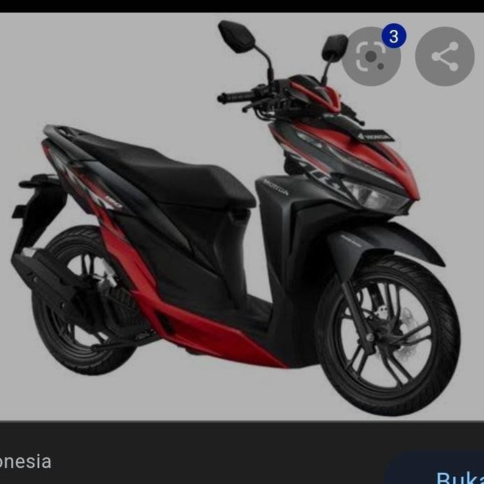 Striping New Vario 150 2020 Hitam Merah Ori
