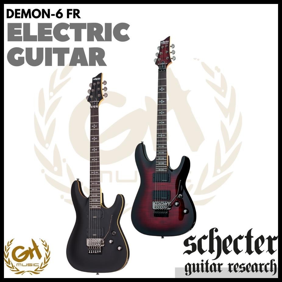 SCHECTER DEMON 6 FR ELECTRIC GUITAR - GITAR ELEKTRIK