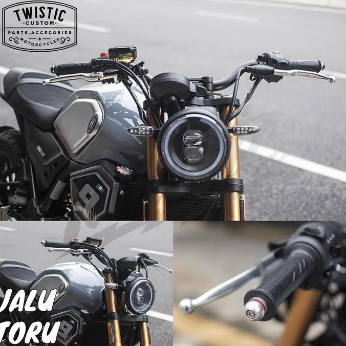 Ready Jalu Bar End Stang Stabilizer Mini Toru Motor W175 XSR 155 Benelli TVS