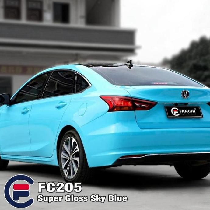 

Baru Sticker Fanchi FC205 Super Gloss Glossy Sky Blue per 50cm