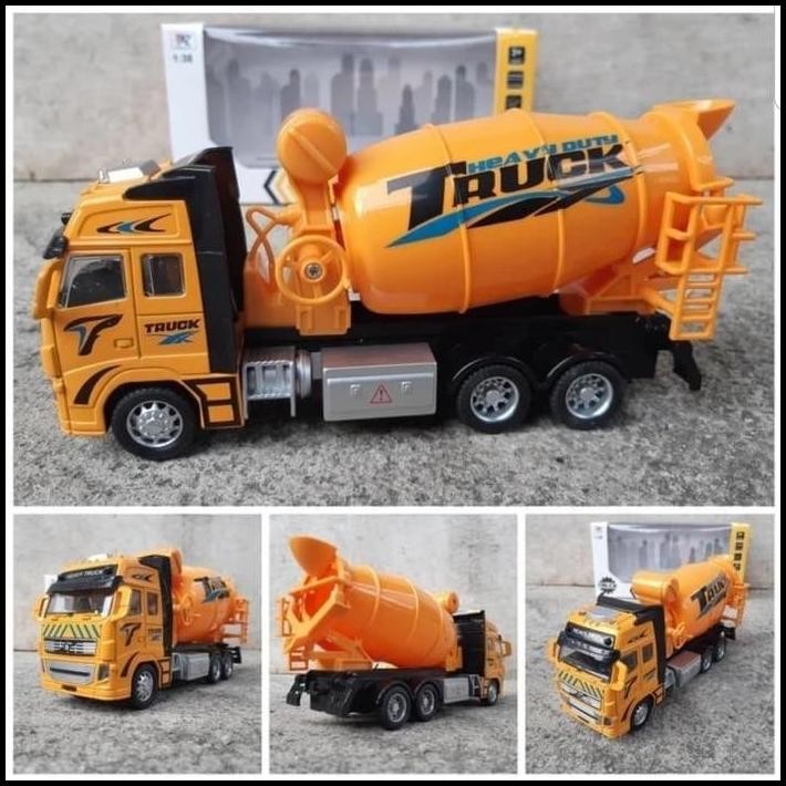 Deicast Metal Mobil Molen Dump Truk - Diecast Truck Molen Dump Truk