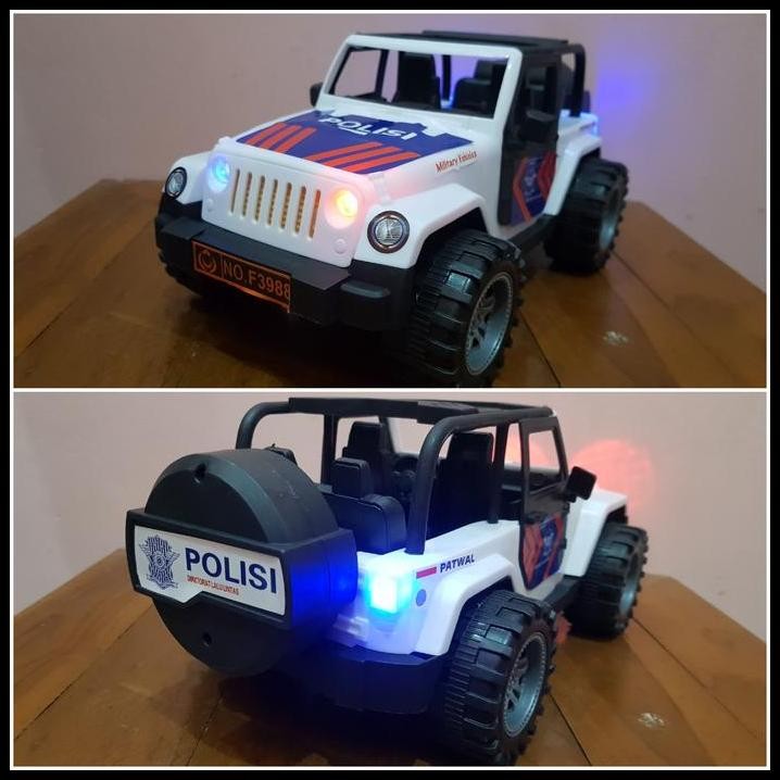 Mainan Mobil Jeep Polisi - Mainan Mobil Polisi