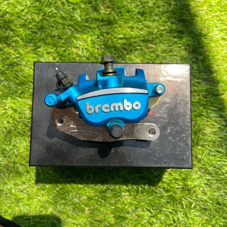 Quality Kaliper Brembo S4Mur41 2Piston Kiri Pala Babi Cakram Depan Set Braket Pnp Honda Matic Vario 