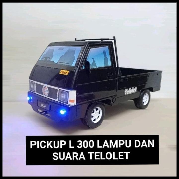 Mainan Mobil Pickup L300 - Mainan Mobil Bak Tarik - Mainan Mobilan Anak