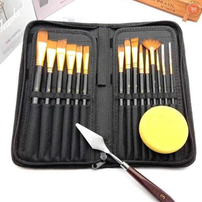 

Set Lengkap Kuas Pena Art Brush Alat Lukis Gambar Mewarnai Profesional