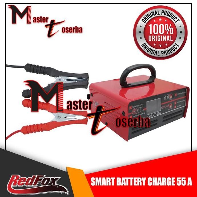 Battery Charger Auto Charger Aki Battery Otomatis 12 V 24 V 55 Ampere