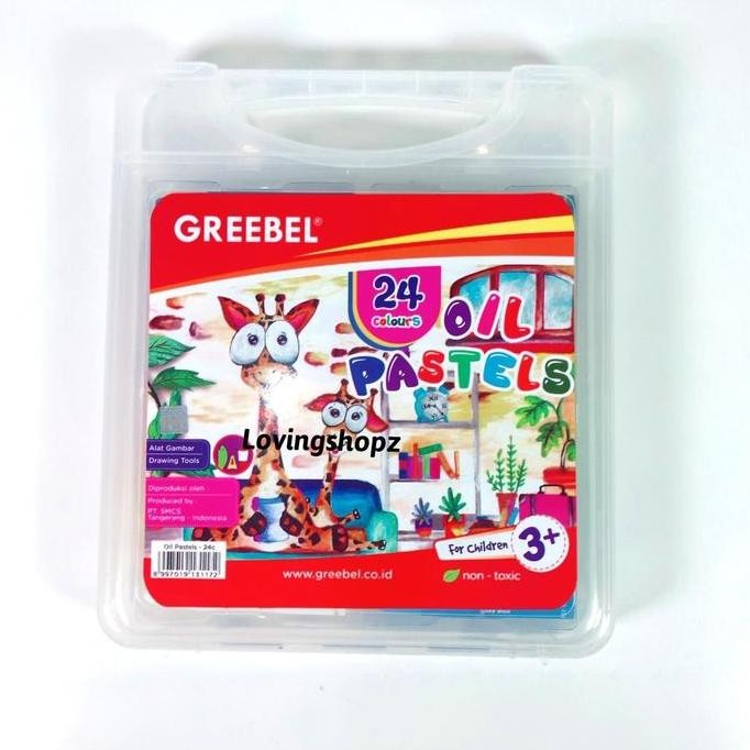 

Crayon Greebel Oil Pastel 24C , 24 Warna
