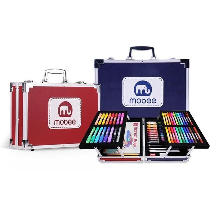 

Mobee Artist Box Art Set 97 Pcs, Peralatan Mewarnai Set Besar