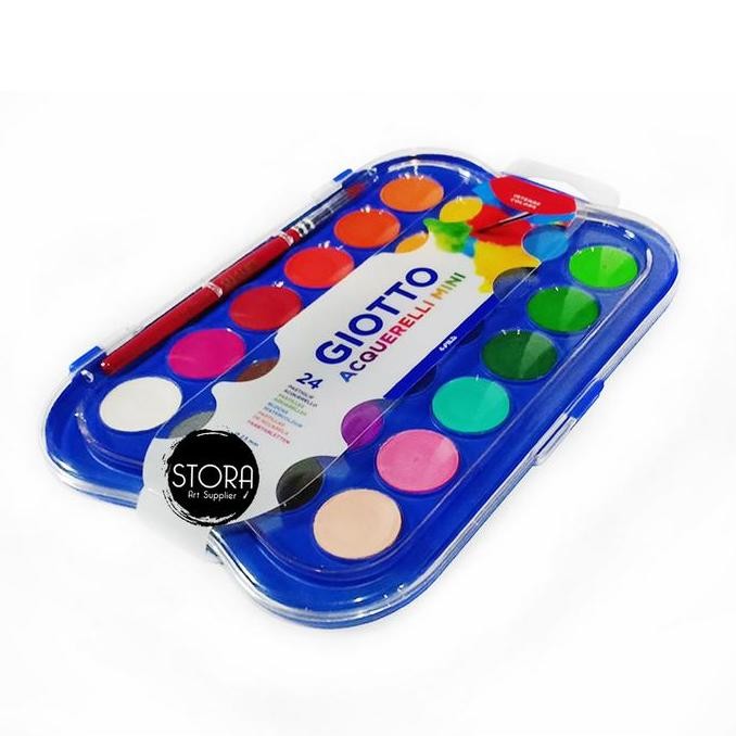 

Giotto Acquerelli Mini Watercolor Watercolour Cake Cat Air Pocket 24
