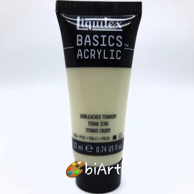 

Cat Akrilik Liquitex Basics Acrylic 22 Ml Unbleached Titanium