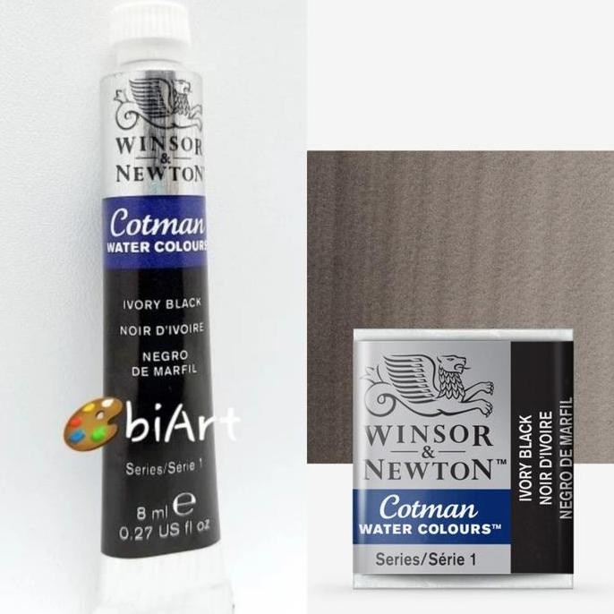 

Cat Air Cotman Water Colour Ivory Black Tube 8 Ml Winsor & Newton