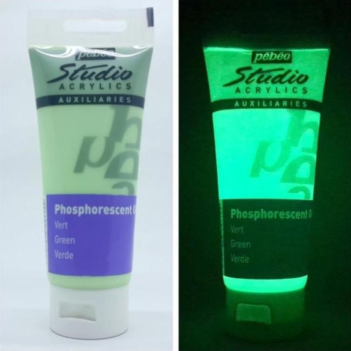 

Pebeo Glow In The Dark Acrylic Paint 100 Ml Green