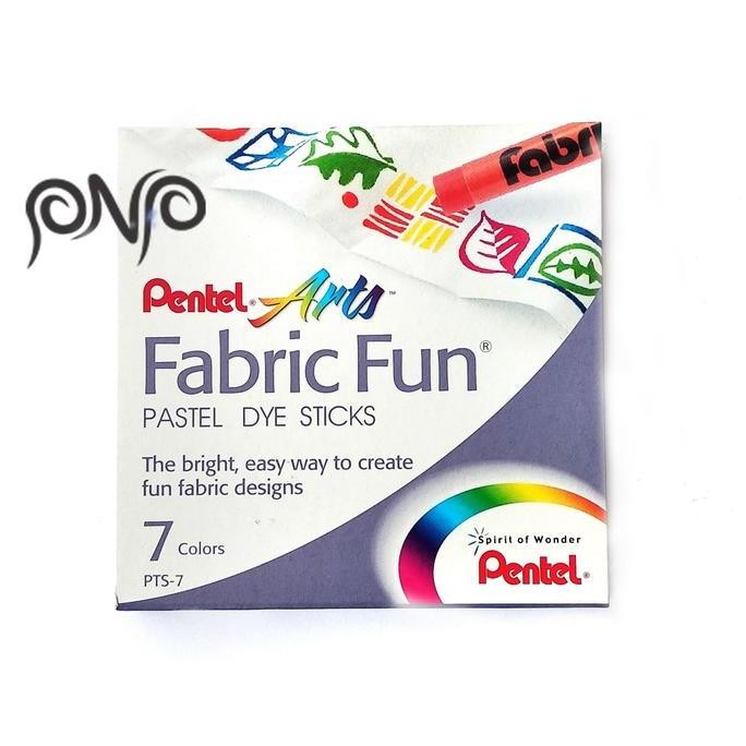 

Pentel Fabric Fun Pastel Dye Sticks Pts-7 Warna Cat Kain
