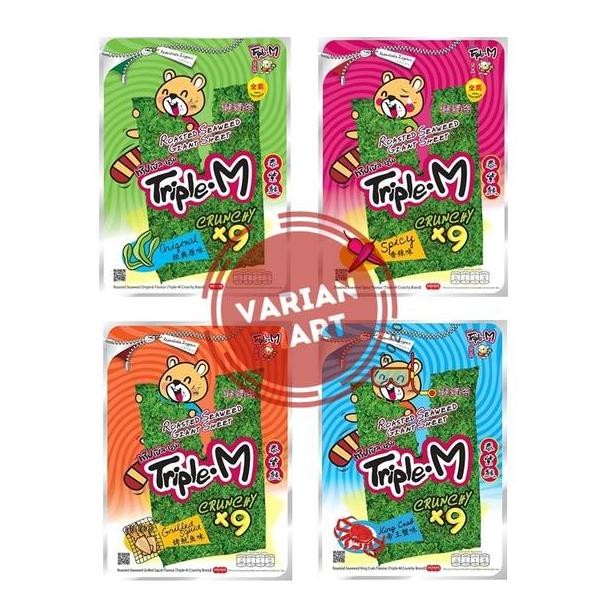 

JB Triple M Roasted Seaweed Original - Snack Rumput Laut rasa Original None