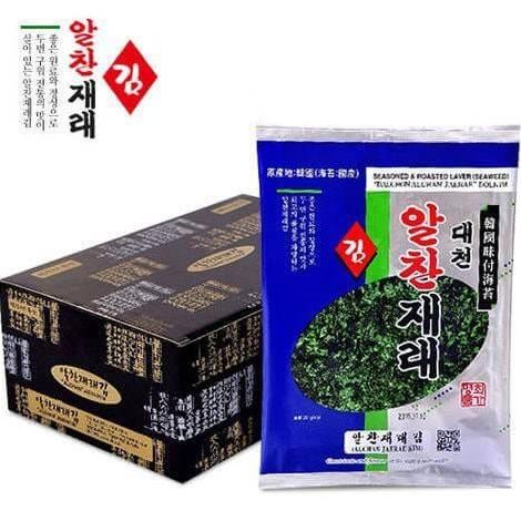 

JB Alchan Seasoned & Roasted Laver Seaweed/Jere Dol Gim (20gr @ 4pcs) None
