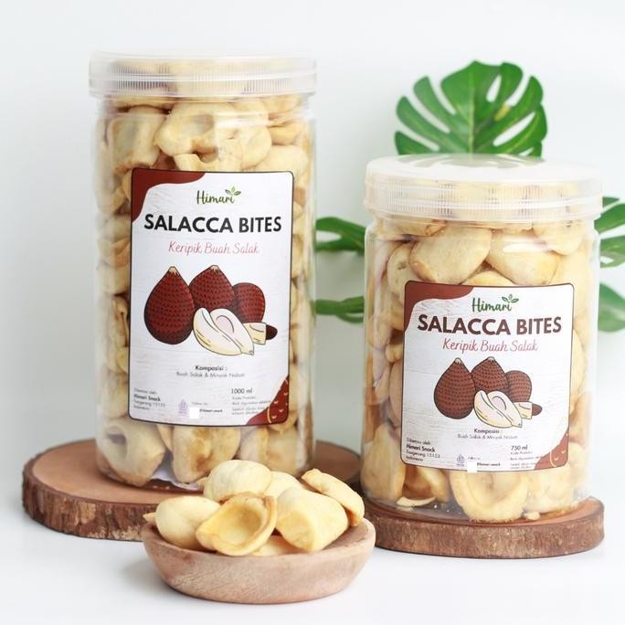 

JB Keripik Buah Salak Kering Himari Snack Salacca Bites Cemilan Halal 100% Produk Lokal None