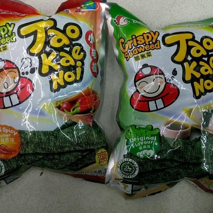 

JB TAO KAE NOI CRISPY SEAWED ORIGINAL/HOT SPICY None