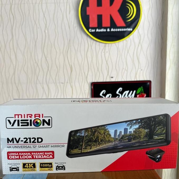 Promo Mirai Dashcam Mv-211D 4K / Dashcam 4K Universal Smart Mirror