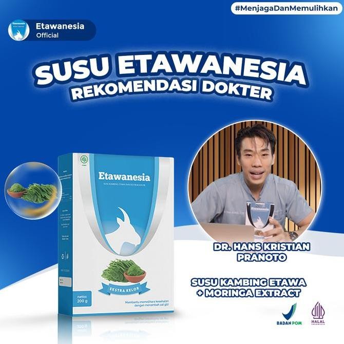 

Paket 1 box Etawanesia Etawabiru Susu bubuk Kambing & Ekstrak Daun Kelor PS