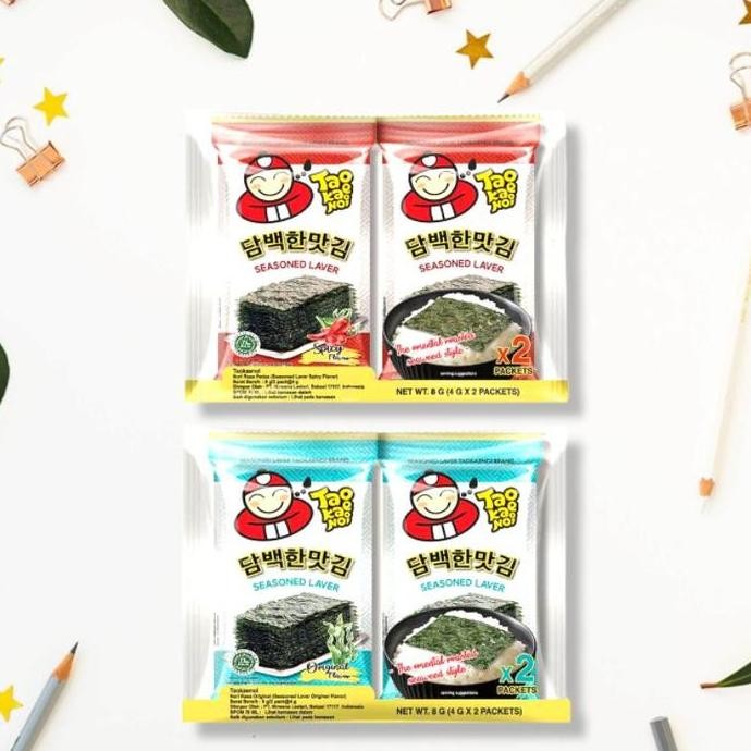 

JB NEW TAO KAE NOI SEASONED LAVER SPICY ISI 2 PER PACK/ ORIGINAL 2X4GR None