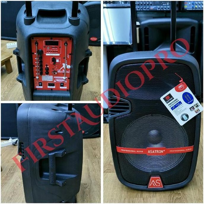 Promo Speaker Portable Wireless Meeting Asatron Ht-8870 ( 12 Inch )