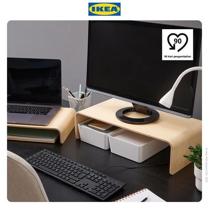 Baru Meja Laptop Lipat Dorong Portable - Komputer Belajar Serbaguna