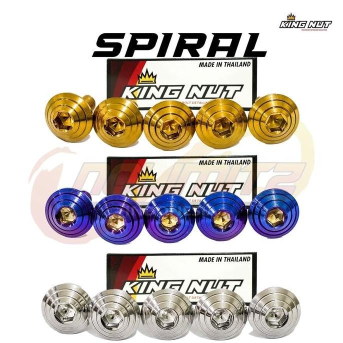 Baut L Probolt M 6 x 15 Drat 10 x 15 Payung Spakbor Her Stainless Steel King Nut Thailand