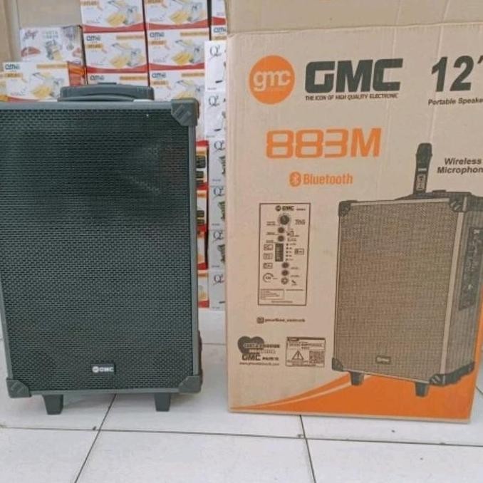 Gmc 883M Speaker Portabel/Ampli Meeting Bluetooth 12 Inch Deskripsi Speaker Portable Gmc 883M Blueto